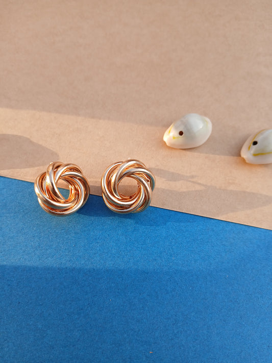 Round Tubular Nest Earrings