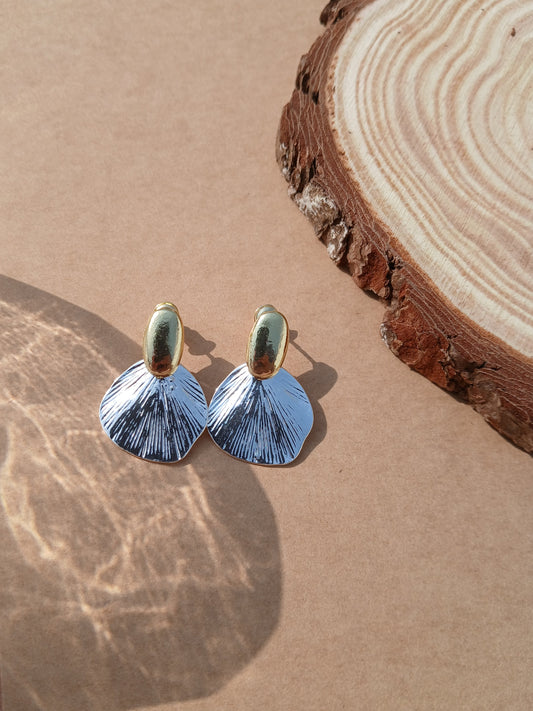 gold leaf earrings (Anti Tarnish)