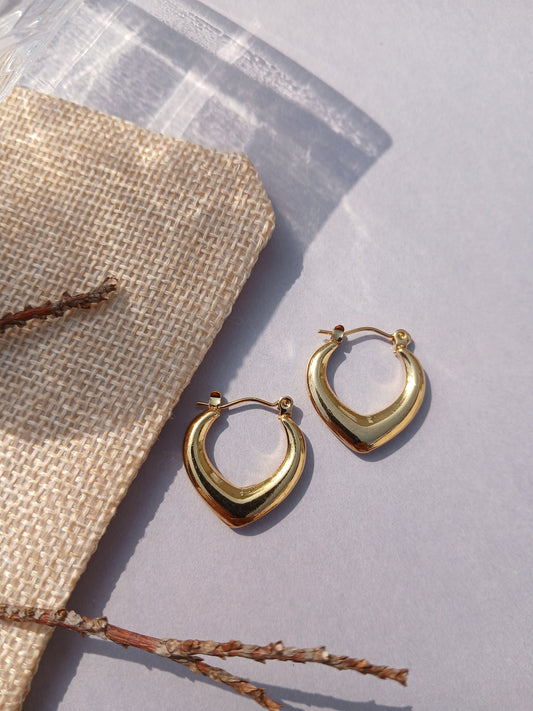 Heart shape earrings (Anti Tarnish)