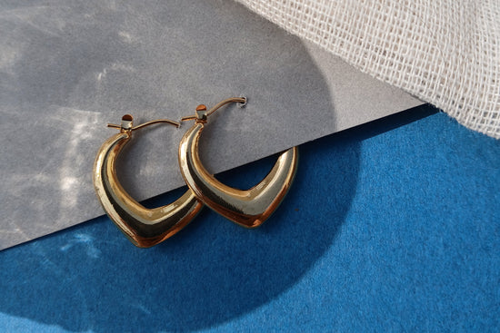 Heart shape earrings (Anti Tarnish)