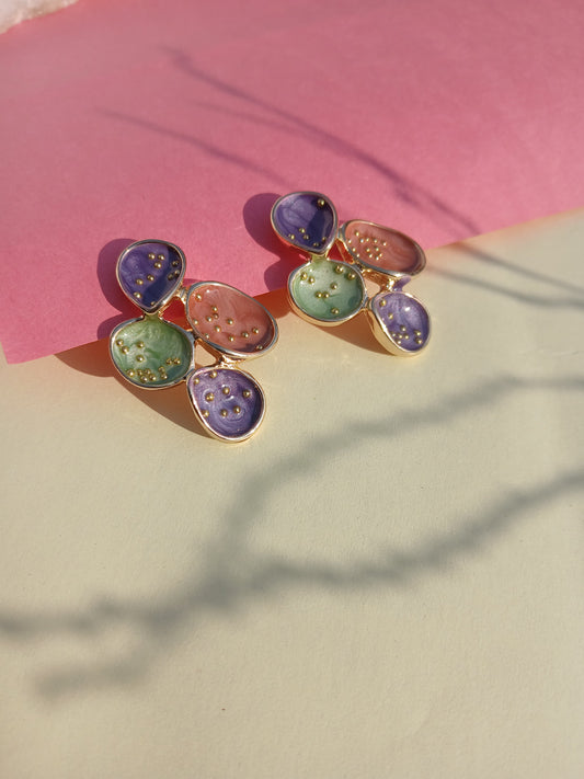 Sea Glass Stud Earrings