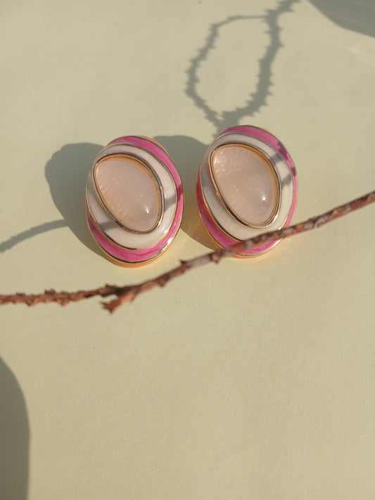 Sea Glass Stud Earrings