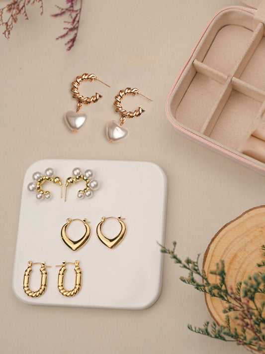 4 pcs anti tarnished earring
